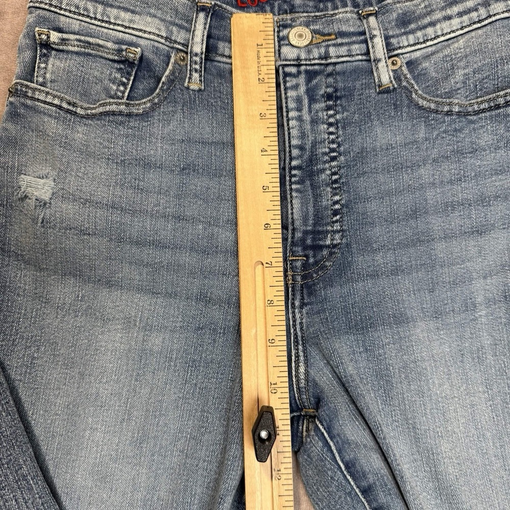 Lucky Brand Stevie Jeans Women's 8/29 Blue High Rise Flare Boho Hippie Festival - Picture 6 of 9
